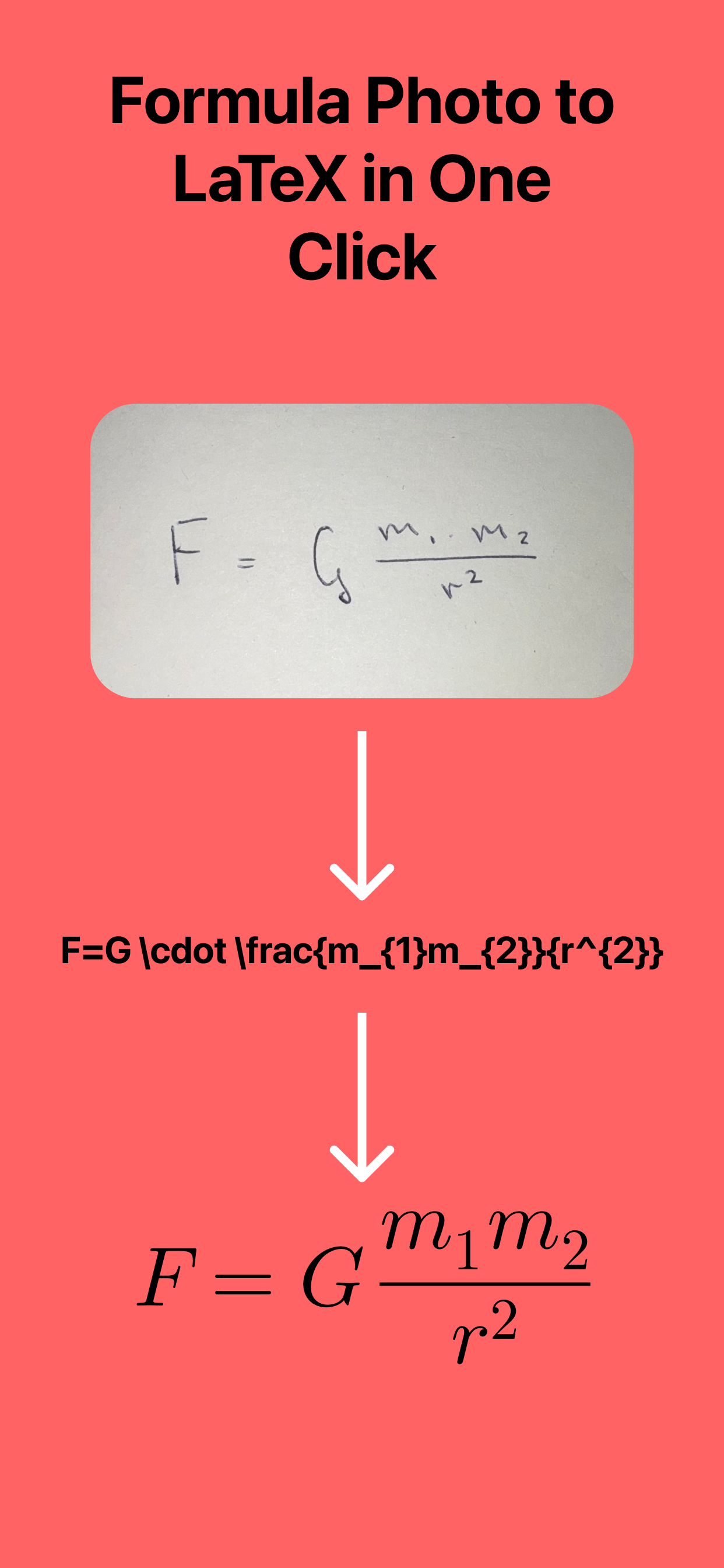 Formula to TeX Screenshot 1
