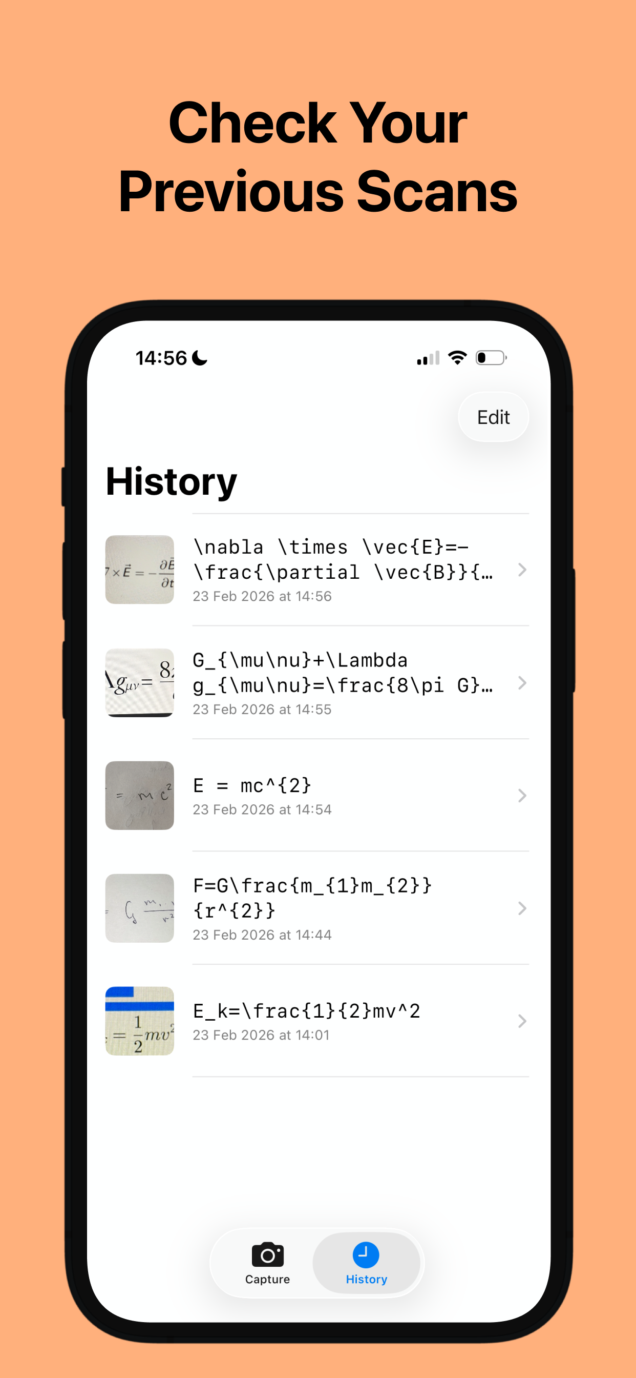 Formula to TeX Screenshot 3